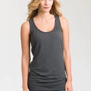 Women's Gray Sleeveless Top